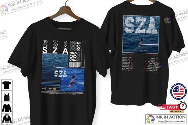 SZA SOS New Album Shirt, The S.O.S North American Tour Shirt