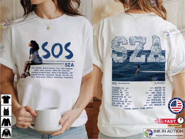 SZA SOS New Album Sweatshirt, The S.O.S North American Tour Shirt