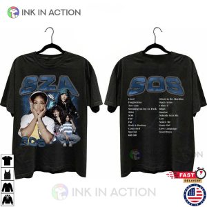 SZA SOS Shirt, SOS Tracklist Shirt, SZA Merch Gift