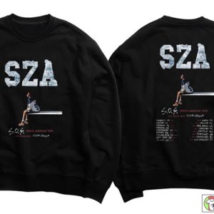 SZA Sos America Tour Graphic Tee T Shirt 1