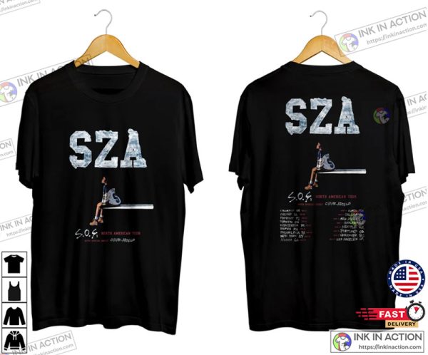 SZA SOS America Tour Graphic Tee T-Shirt