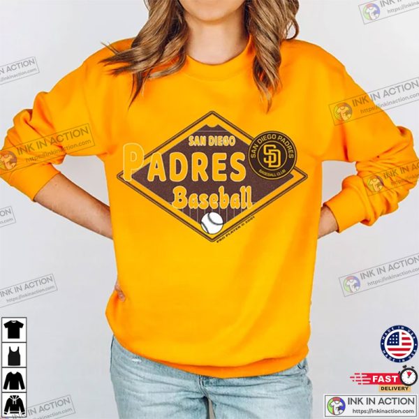 San Diego Padres MLB Baseball Graphic Shirt