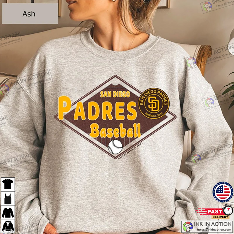 San Diego Baseball MLB Padres T-Shirt - Ink In Action