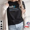Silicon Valley Bank Risk Management Dept T-Shirt