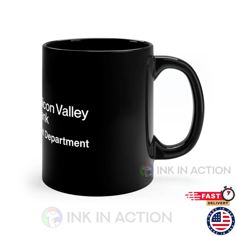 Silicon Valley Bank SVB Risk Management Department Black Mug