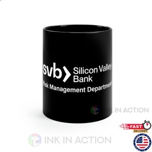 Silicon Valley Bank SVB Risk Management Department Black Mug