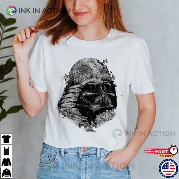 Star Wars Darth Vader Build The Empire Graphic T-Shirt