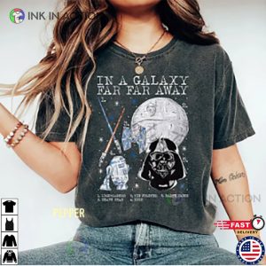 Star Wars In A Galaxy Far Away T shirt 3 Ink In Action