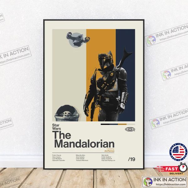 Star Wars The Mandalorian Inspired Poster