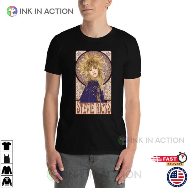 Stevie Nicks Gothic Tarot Artwork T-Shirt