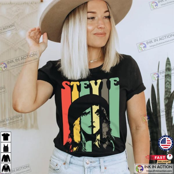 Stevie Nicks Inspired Retro Queen Of Rock 70’s Music T-shirt