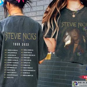 Stevie Nicks Tour 2023 Fleetwood Mac Band Tour 2023 Shirt 3 Ink In Action
