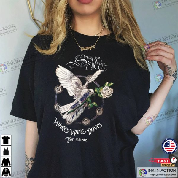 Stevie Nicks White Winged Dove T-Shirt