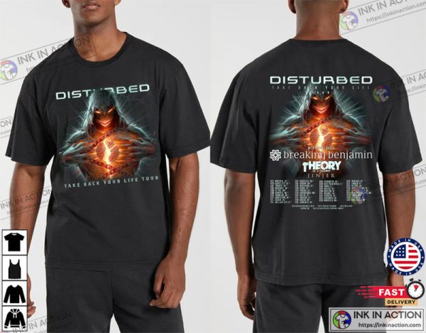 Take Back Your Life Tour Shirt, Disturbed Shirt