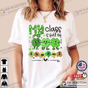 Teacher St Patricks Day My Class Is Full of Lucky Charms T Shirt 2