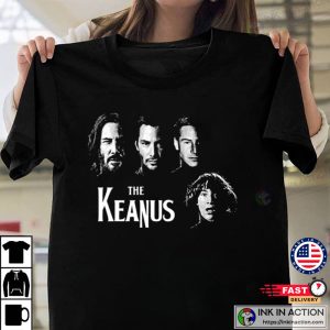 The Keanus Keanu Reeves Beatles Mashup John Wick T-Shirt