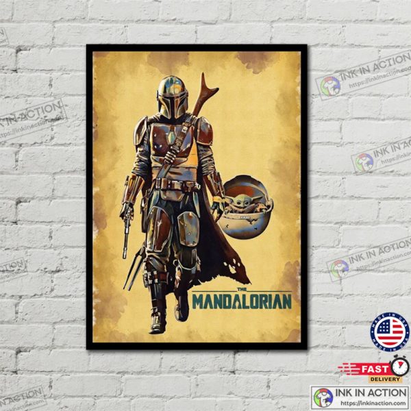 The Mandalorian Poster, Star Wars Poster