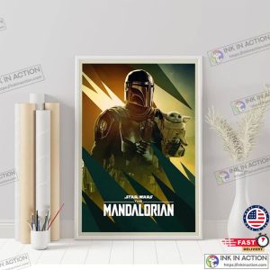 The Mandalorian Season 3 Poster The Mandalorian Grogu Poster 1