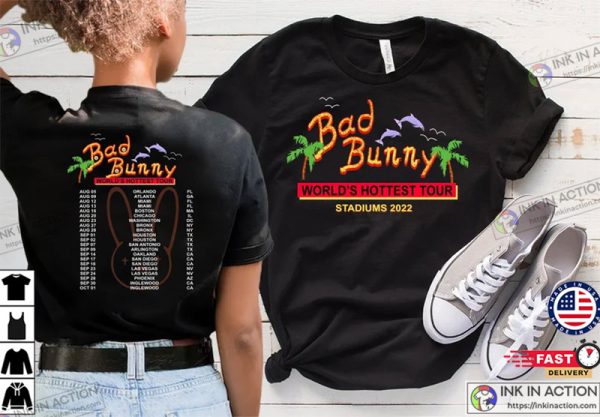 Un Verano Sin Ti Merch, Bad Bunny Concert Shirt