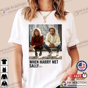 Vintage 80s Movie When Harry Met Sally T Shirt 1