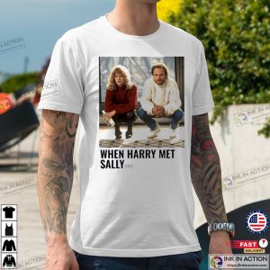 Vintage 80s Movie When Harry Met Sally T Shirt 4