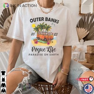 Vintage Outer Banks Pogue Life 2023 Shirt Paradise On Earth Shirt 4