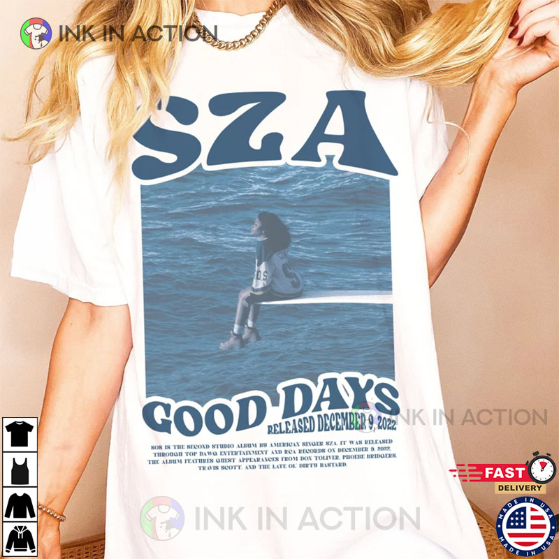 Vintage Sza Sos Shirt, Sza Printed Graphic Tee, Good Days Tee, Y2k Style Sos  Graphic Tee