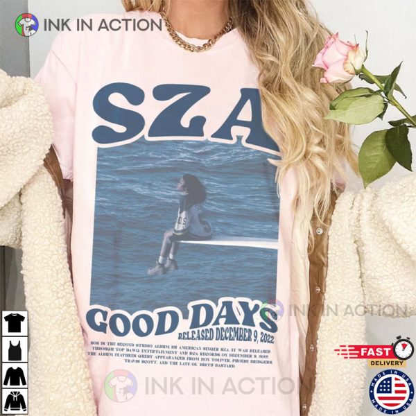 Vintage SZA Shirt, SZA – Good Days Graphic Tee, SZA Merch, SOS Tour 2023