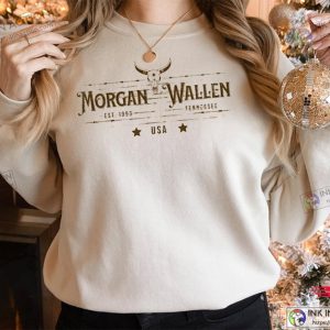 Vintage Western Morgan Wallen Shirt Est Tennessee USA 1