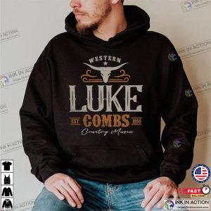 Western Luke Combs Bullhead Tour 2023 T-shirt