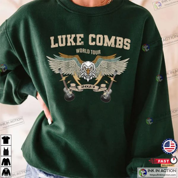 Western Luke Combs World Tour 2023 Shirt