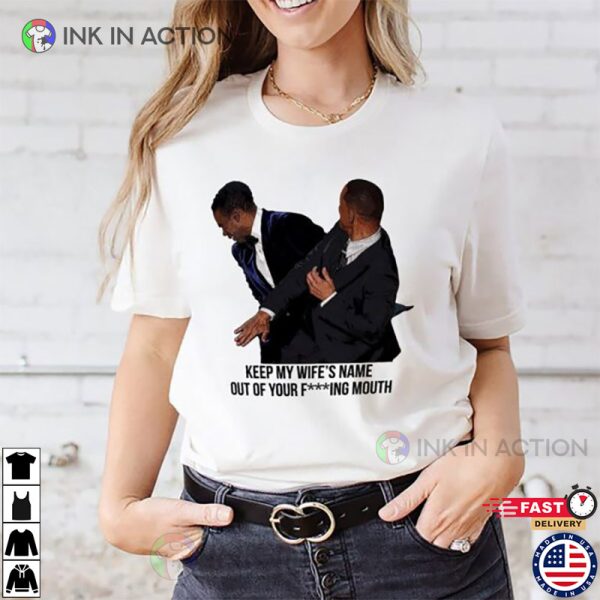 Will Smith Punches Chris Rock Meme Oscars 2022 Unisex T-Shirt