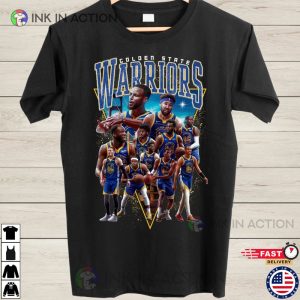 2023 NBA Playoffs Golden State Warriors Vintage Shirt NBA Basketball 1 Ink In Action