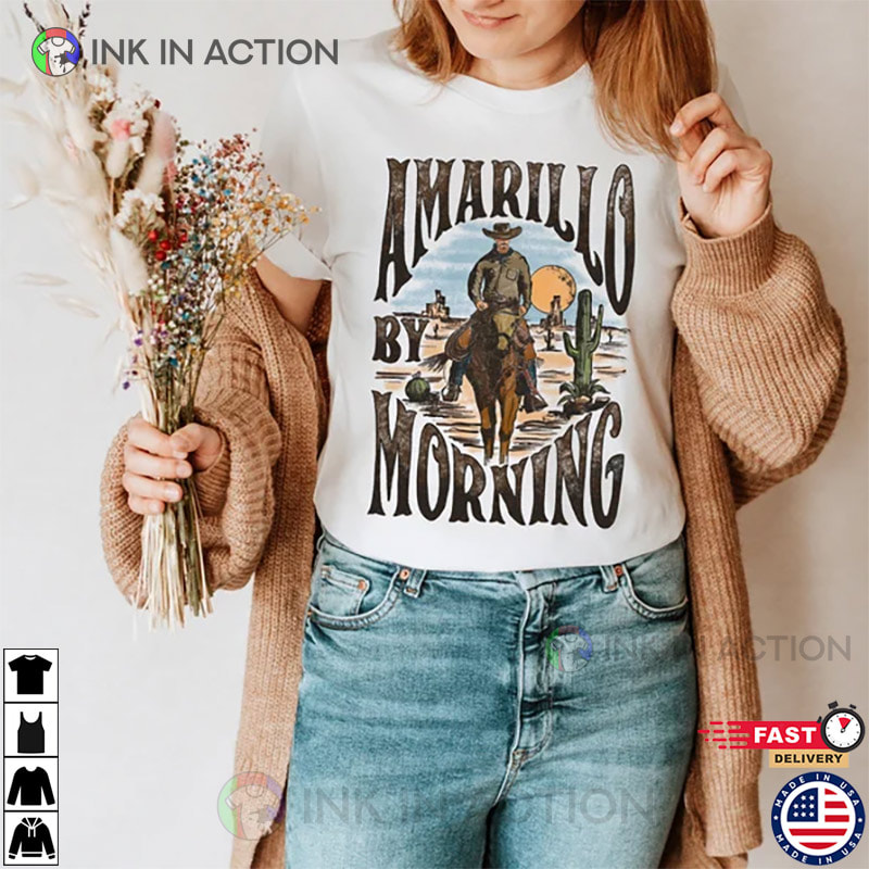 Amarillo By Morning Cowboy Shirt, Country Music