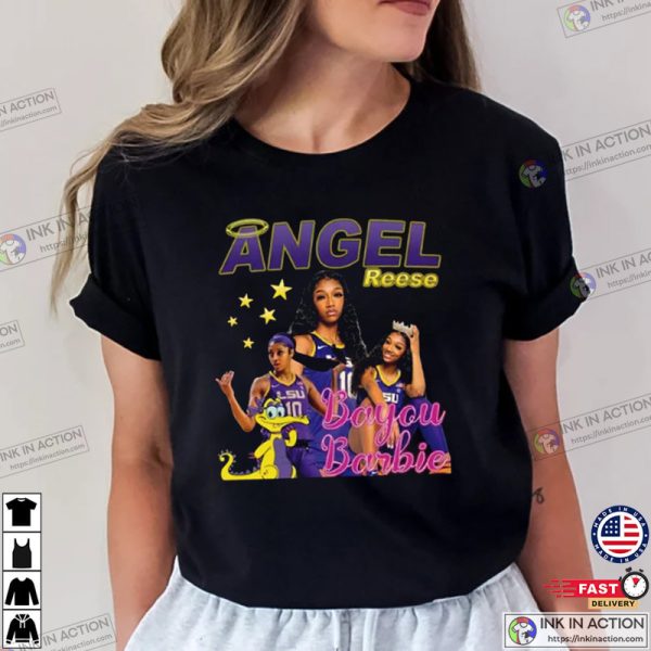 Angel Reese Bayou Barbie LSU Shirt