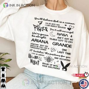 Ariana Grande Lyric Album Song Ariana Grande Sketch 2 Ink In Action