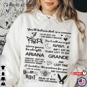 Ariana Grande Lyric Album Song Ariana Grande Sketch 3 Ink In Action