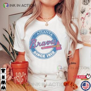 Atlanta Braves Vintage Shirt 2 Ink In Action