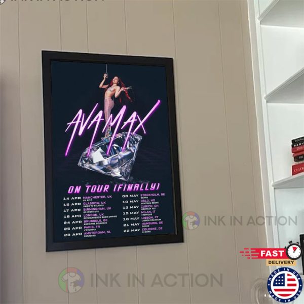 Ava Max 2023 Tour Poster