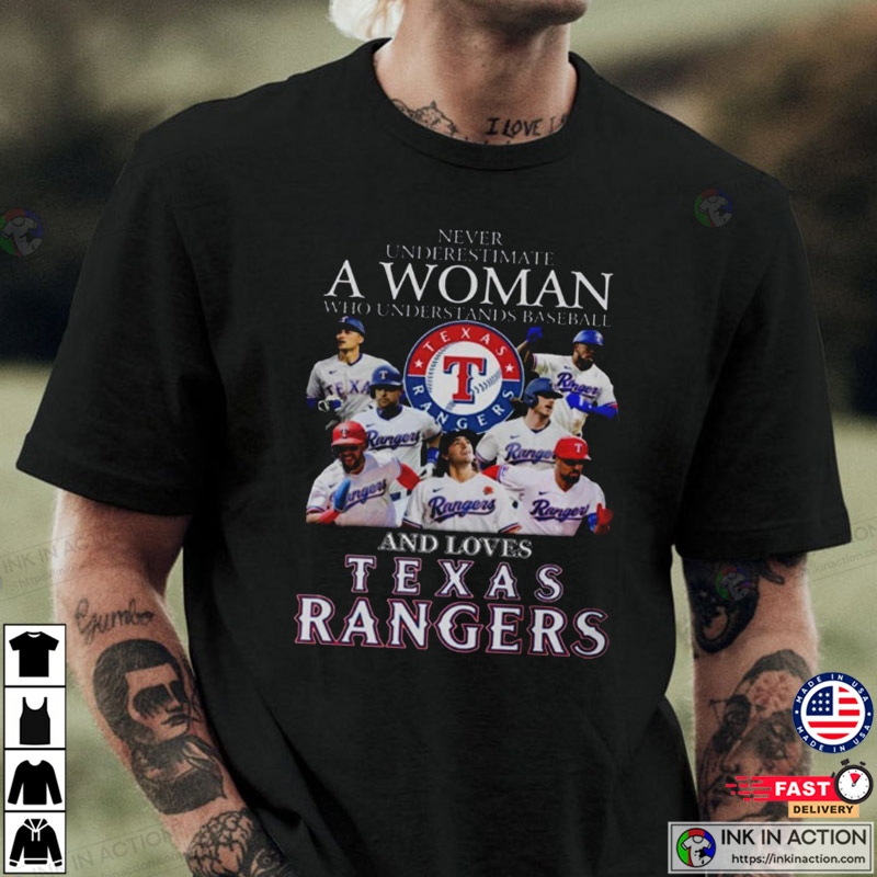 Baseball And Loves Love Texas Rangers Shirt - Ink In Action