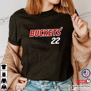 BUCKETS 22 Miami Basketball T Shirt 2 Ink In Action