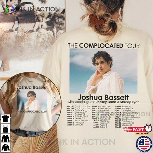 Bassett The Complicated Tour 2023 Concert T-shirt
