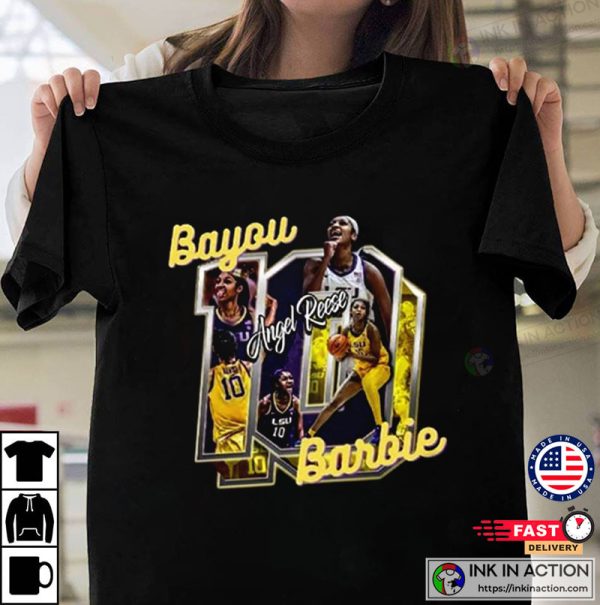 Bayou Barbie Angel Reese LSU Tiger T-Shirt