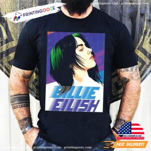 Billie Eilish Happier Than Ever Album Painting Shirt billie eilish clothes 1 Ink In Action