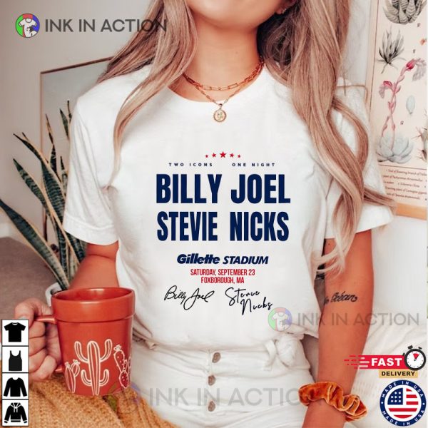 Billy Joel Stevie Nicks Tour 2023 T-shirt
