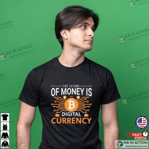 Bitcoin Crypto Design Graphic T shirt 3