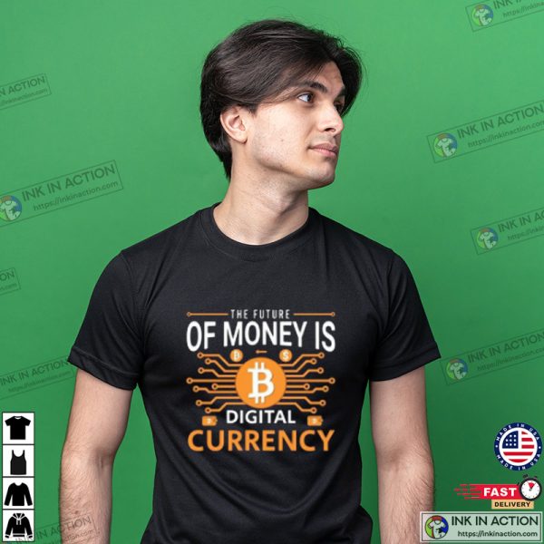 Bitcoin Crypto Design Graphic T-shirt