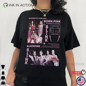 BlackPink Born Pink Shirt Born Pink Tour 2022 2023 3 Ink In Action
