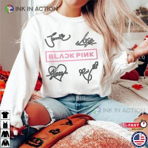 BlackPink Born Pink Vintage 90s Style Tees BLACKPINK Shirt 1 Ink In Action
