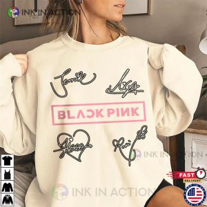 BlackPink Born Pink Vintage 90s Style Tees BLACKPINK Shirt 2 Ink In Action